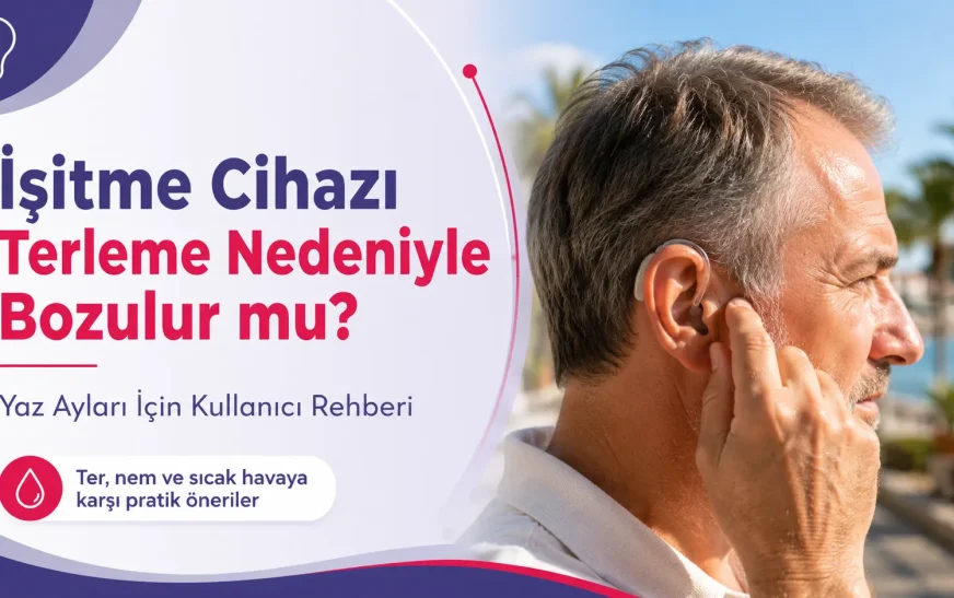 İşitme Cihazı Terleme Nedeniyle Bozulur mu? Yaz Ayları İçin Kullanıcı Rehberi